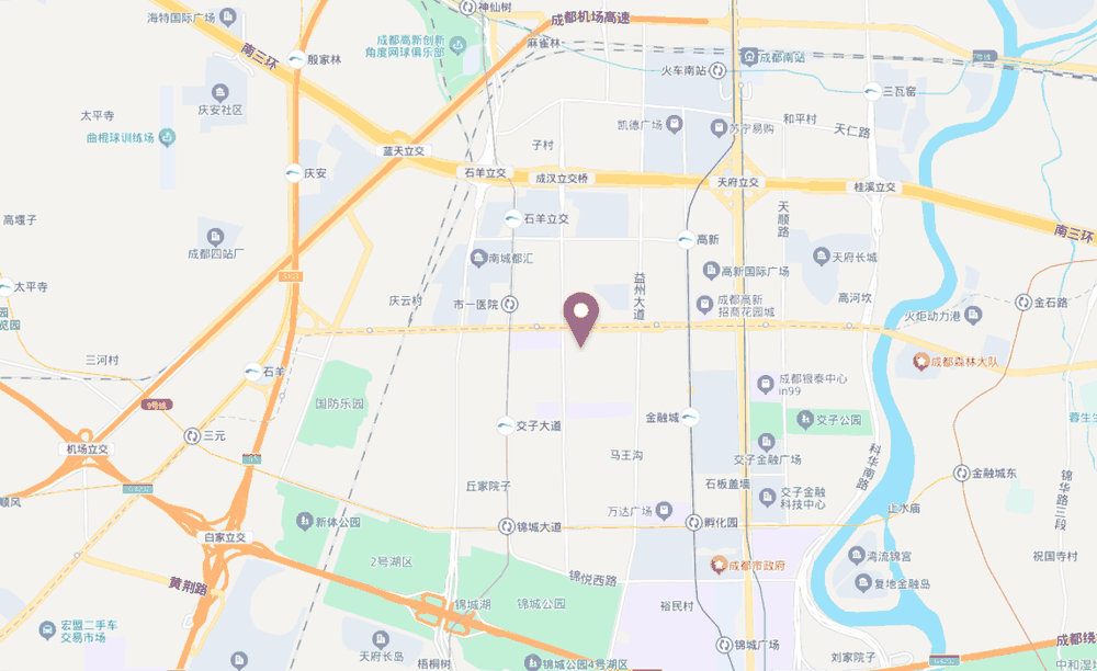 天府新谷位置地图